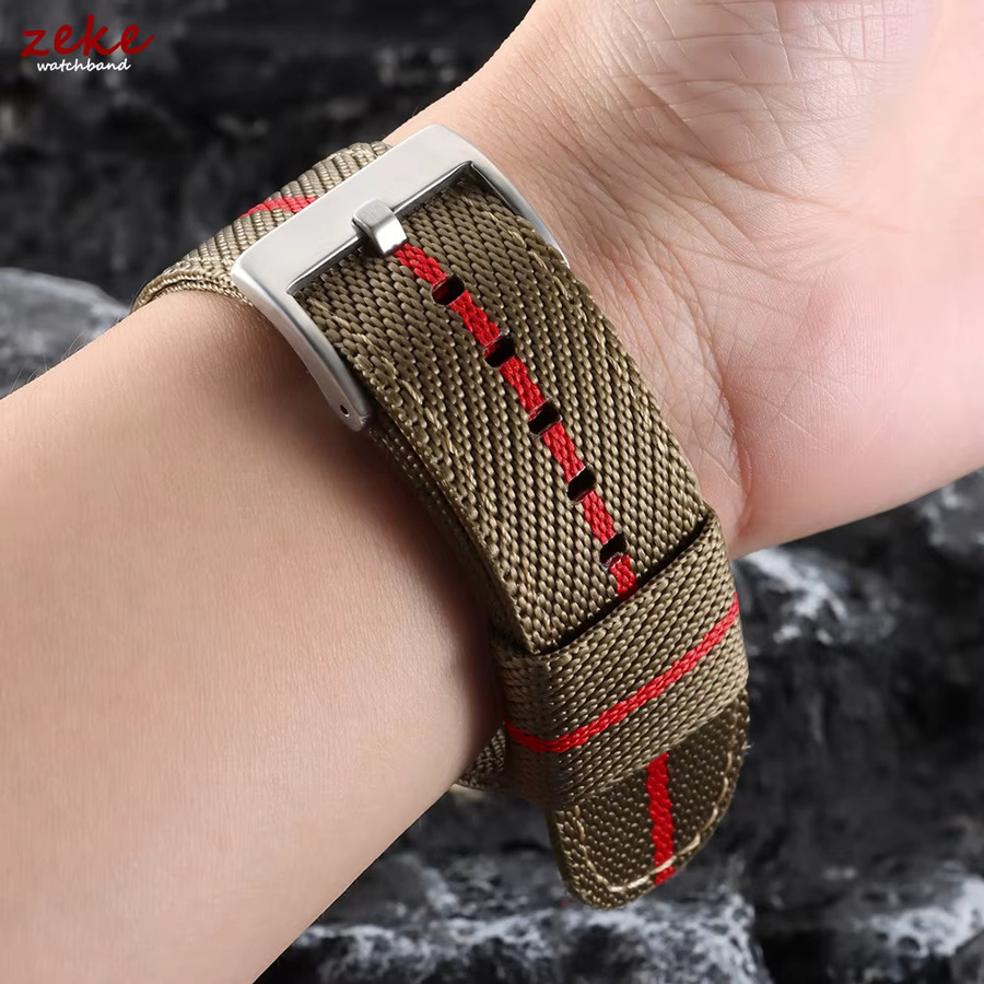 Uhrenarmband Nylon, Textil/NATO, Herren, 20 mm, 22 mm, Vintage - Bild 3