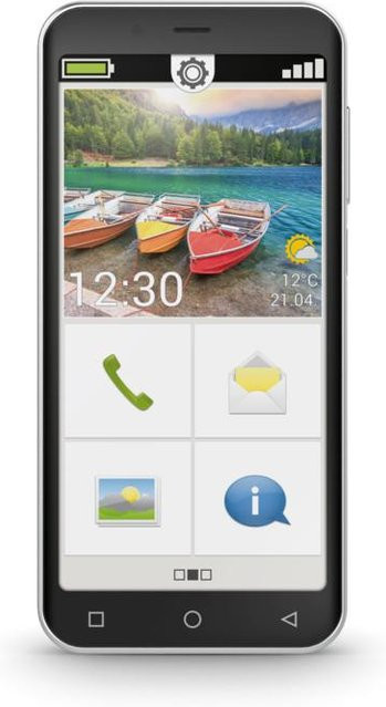 emporia SMART.5 mini Smartphone, Schwarz, Android, 4G/LTE, WiFi, Bluetooth, NFC, 64 GB - Bild 1