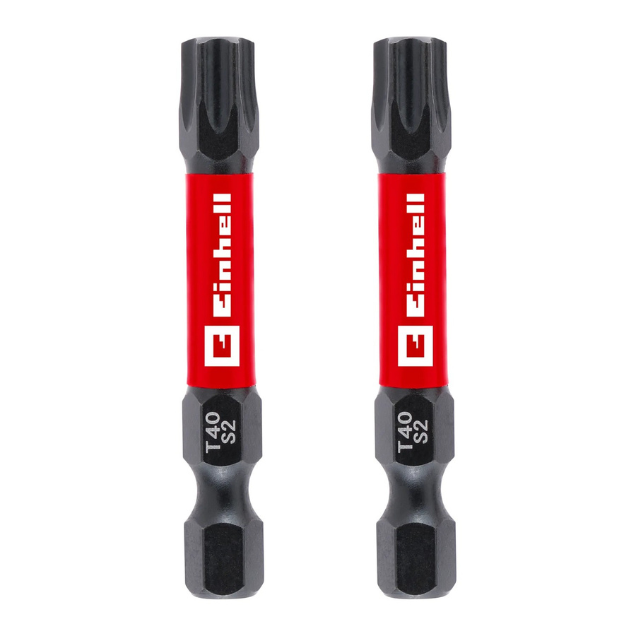 Einhell Impact Bit-Set T40, 2-teilig, rot - Bild 2