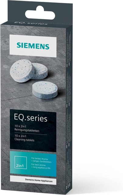 Siemens EQ.series 2in1 Reinigungstabletten TZ80001N Weiß (10 Stück) - Bild 1
