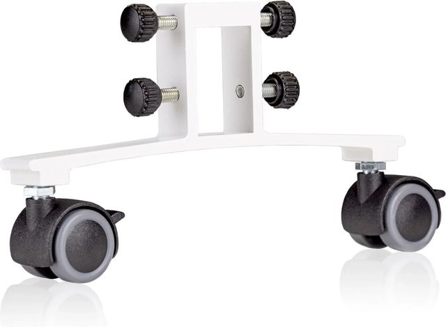 Könighaus Rollenstandfüße Set für Infrarotheizungen, 2-teilig, Weiß, B/T/H: 60 x 42 x 20 cm - Bild 1