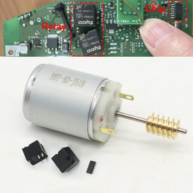 Soarhorse Lenkradsperre Control Antrieb Motor Relais Chip J518 für Audi A8 D8 VW Phaeton Touareg und Porsche Cayenne S - Bild 1