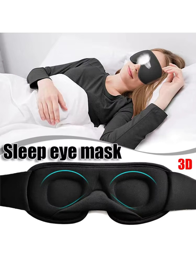 3D-Schlafmaske, weich gepolstert, Unisex - Bild 6