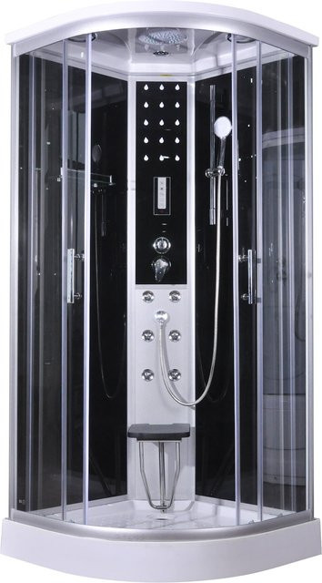 Sanotechnik Komplettduschkabine Dream Eckduschkabine mit LED-Beleuchtung und Handbrause, B/T/H: 215 x 90 x 90 cm - Bild 1