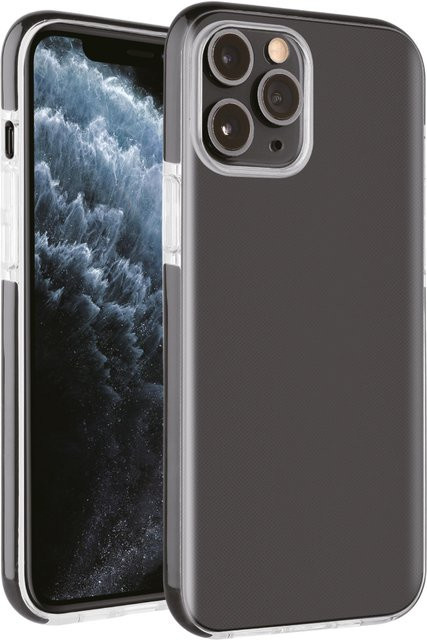 Vivanco Rock Solid Anti Shock Schutzhülle für iPhone 12 Pro Max in Schwarz und Transparent - Bild 1