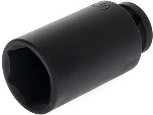Gedore RED Schlagschraubereinsatz Nuss 1/2 Zoll 12,5 mm Antrieb 6-kant SW 30 mm lang in Schwarz aus Edelstahl - Bild 1