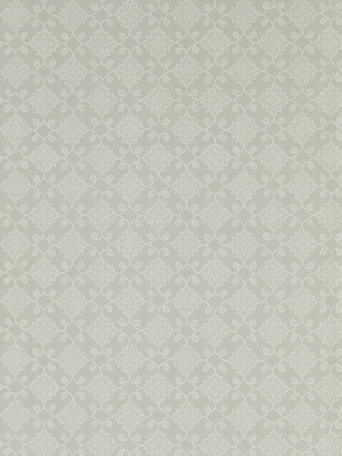 Zoffany Tapete Floral Tracery in Nimbus Grau mit botanischem Design und klassischem Blumenmuster - Bild 1