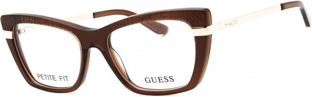 Guess GU50246 Korrektionsbrille, Cat-Eye, Vollrand, Damen, Brown/Black, Acetat - Bild 1