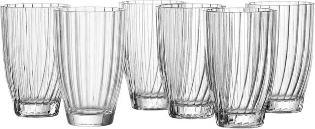 Ritzenhoff & Breker Samba Tumbler Trinkglas Set, transparent, 6er Set, 350 ml - Bild 1