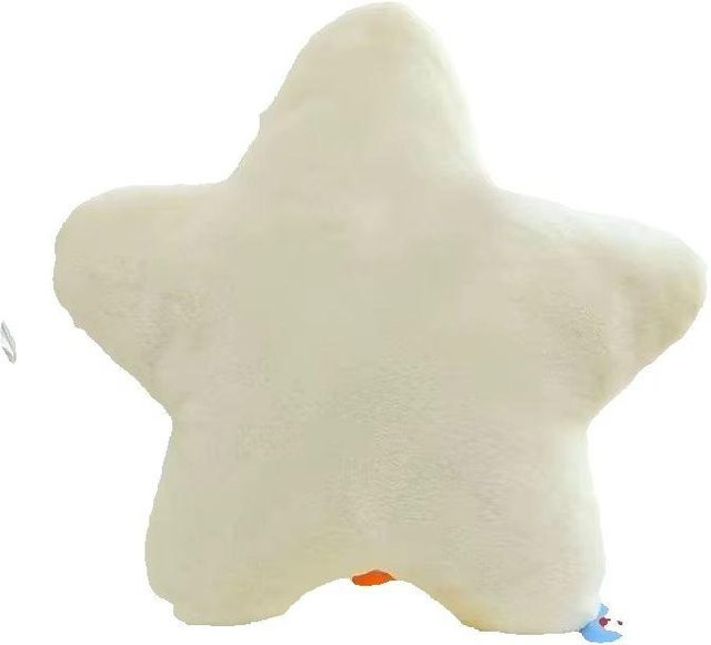 Yiran toy Butterkäse Kissen in Sternform aus Plüsch, Durchmesser: 30 cm - Bild 1