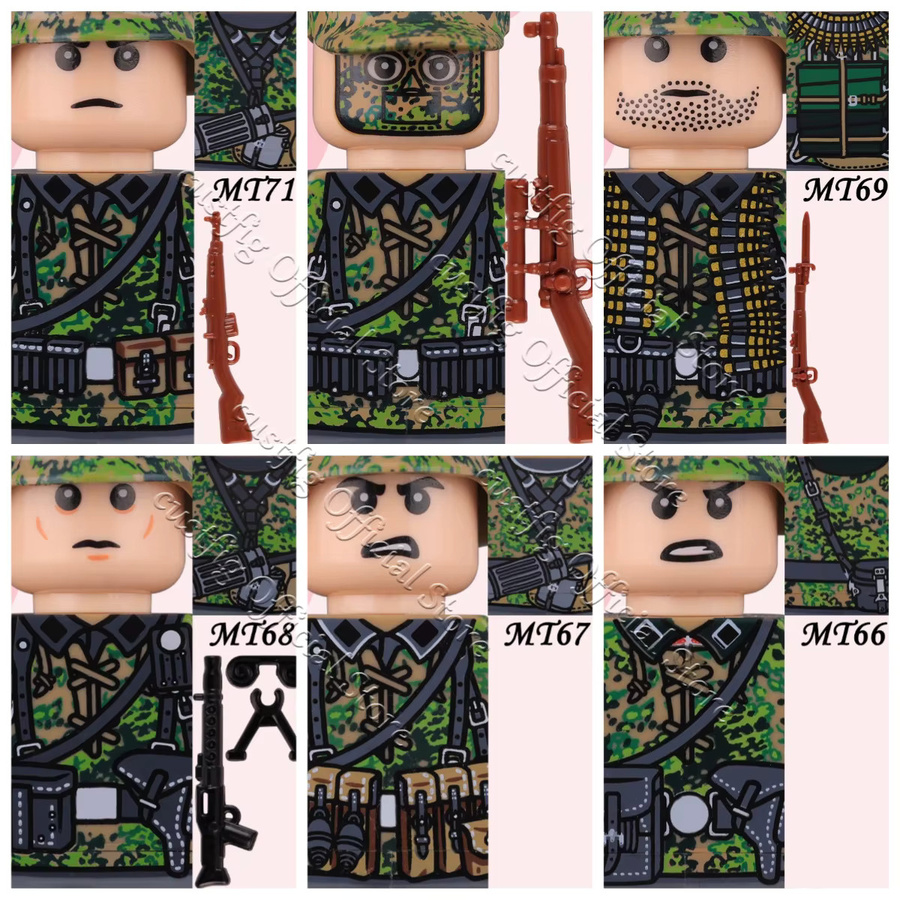 MOC Militär Armee Soldaten Figuren, Bausteine Zubehör, ab 3 Jahre - Bild 5