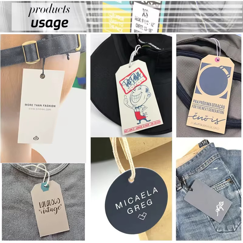 Personalisierte Papieranhänger von SLOOBAO für Flaschen und Kleidung mit eigenem Logo - Bild 2