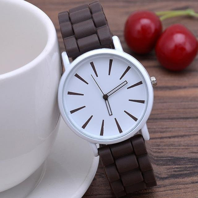 UTHAI Armbanduhr Quarz, Silikon, Weiß, Damen - Bild 1