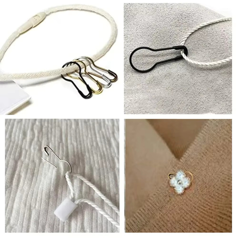 100 Stück Sicherheitsnadeln in Kürbisform aus Metall, bunte Marker-Clips für DIY-Näharbeiten und Handwerk-Zubehör - Bild 2
