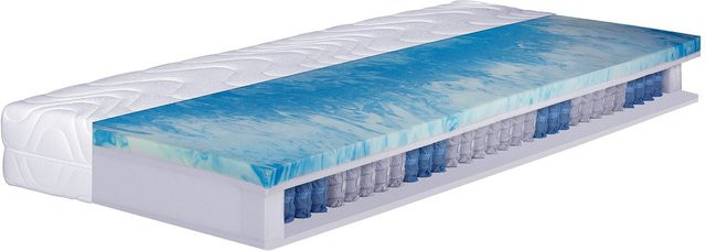 BECO 7-Zonen Taschenfederkern-Matratze Pro Gel, H3, Weiß, B/T: 80 x 200 cm - Bild 1