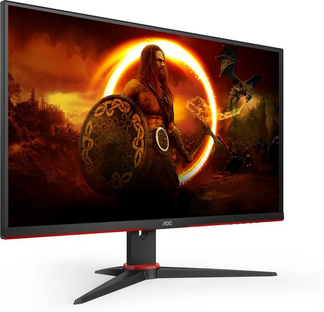 AOC G2 C27G2E/BK Computerbildschirm 27 Zoll Full HD VA-Panel 165 Hz Schwarz-Rot - Bild 1