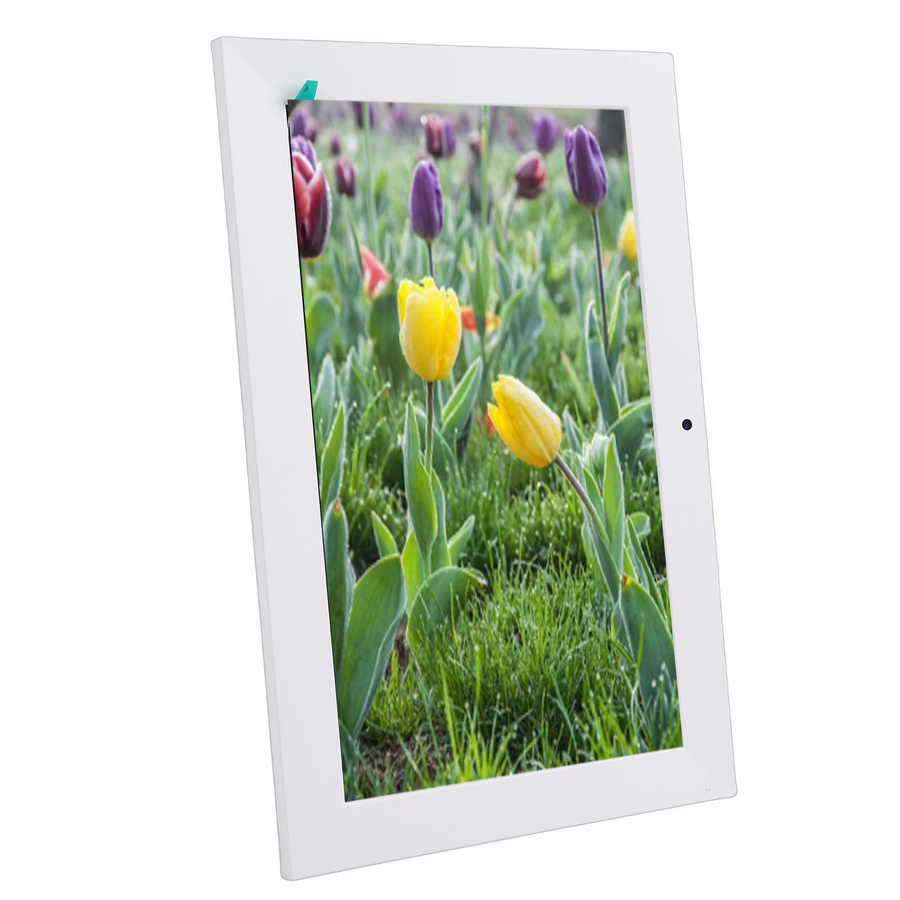 TOMTOP JMS Smart Digitale WiFi Uhr mit 10 Zoll Display in Weiß zur Anzeige von Echtzeit-Wetter, Temperatur und Luftfeuchtigkeit inklusive Erinnerungsfunktion und Countdown-Timer - Bild 2