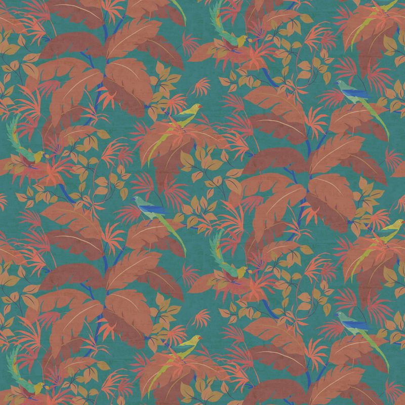 Nobilis Tapete Sur un Arbre Perche COS200 in Braun und Multicolour mit botanischem und floralem Design aus Vlies - Bild 2
