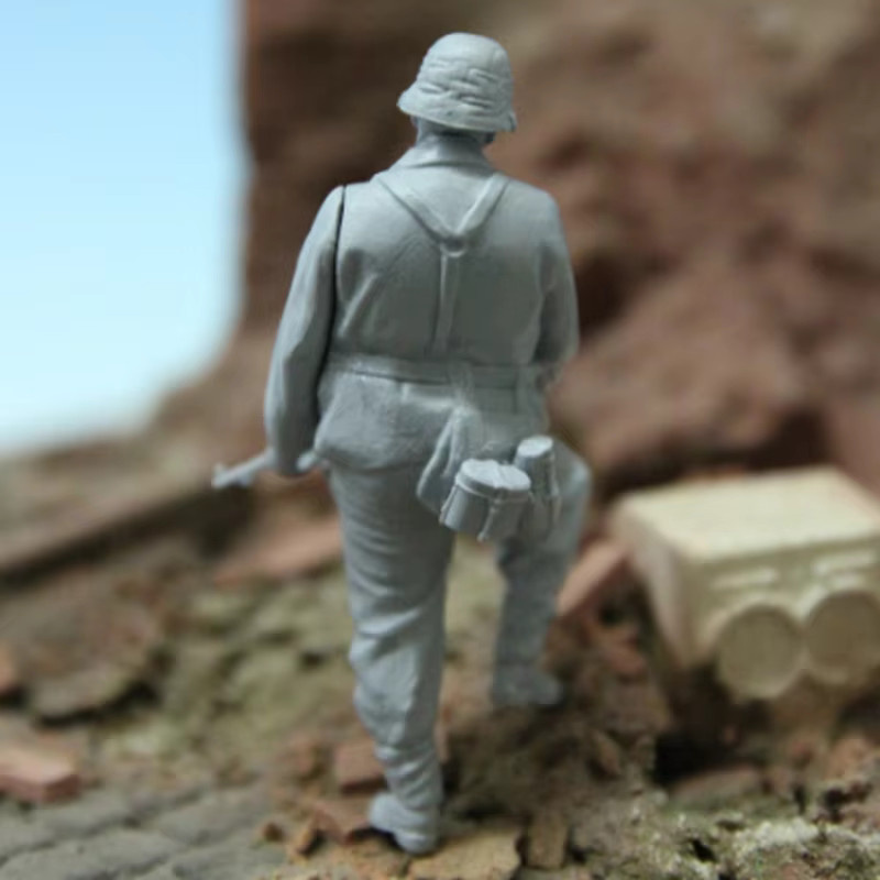 BAANFU Militärsoldat Wartebefehl, Montagemodell, Maßstab 1:35 - Bild 2