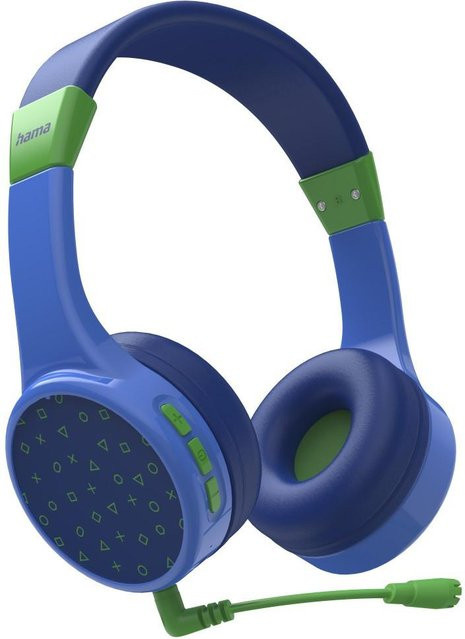 Hama Bluetooth On-Ear Kinderkopfhörer Teens Guard in Blau mit Lautstärkebegrenzung - Bild 1