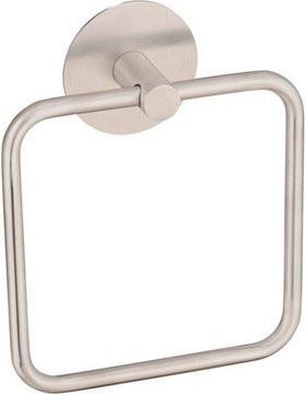 WENKO Handtuchring MELETO aus Edelstahl in Silber matt, Durchmesser: 15,5 cm - Bild 1
