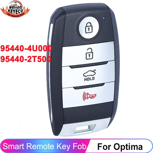 KEYECU Smart Key Remote Keyless Fob für KIA Optima 2014 2015, 433 MHz, Schwarz - Bild 1