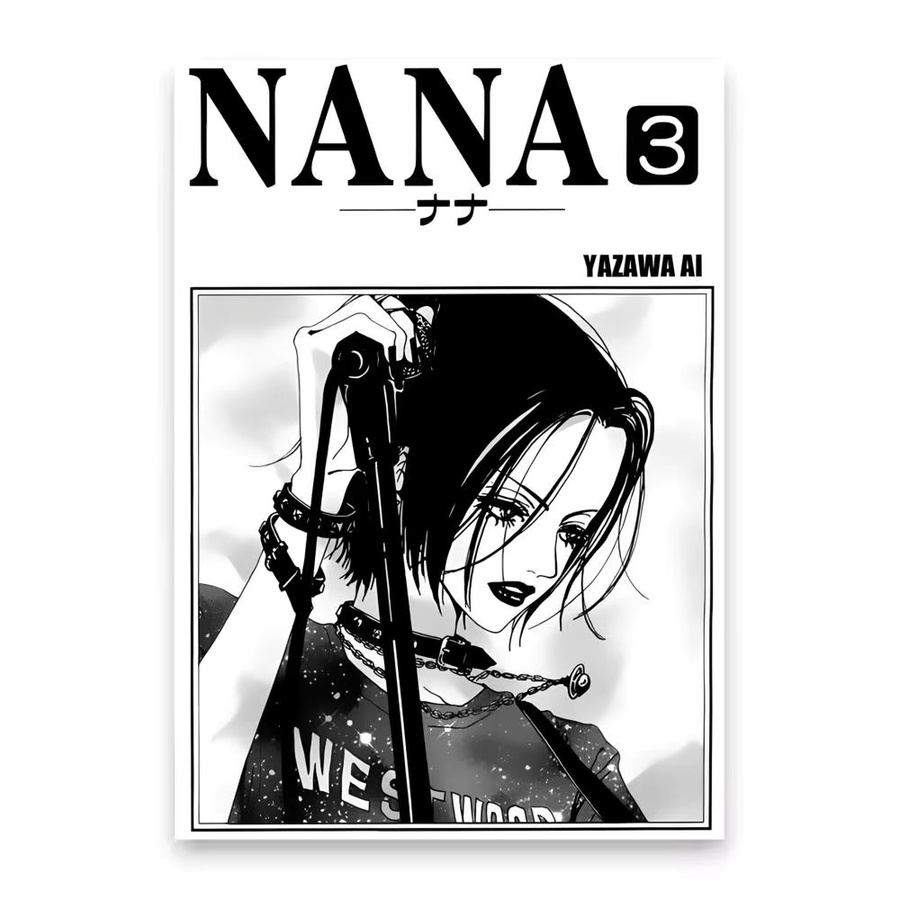 Japan Anime N-NANA Poster Wandkunst in Schwarz und Multicolour für dein Wohnzimmer oder Schlafsaal, Rechteckig, B: 20,0 cm, H: 15,0 cm, T: 6,0 cm - Bild 7
