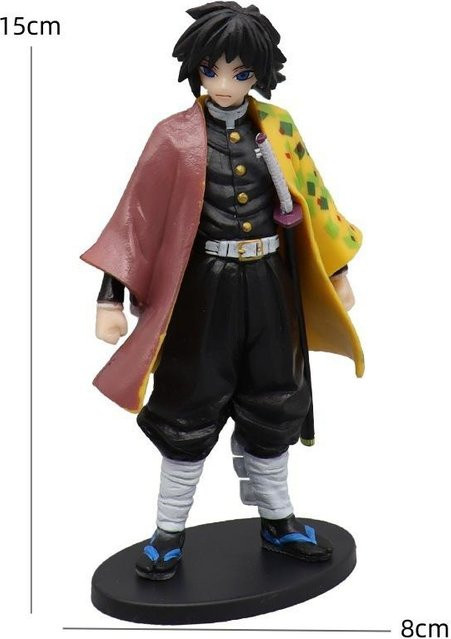 Yiran toy 1 Demon Slayer Anime Kamado Tanjirou Agatsuma Zenitsu Nezuko Actionfigur, Kunststoff, ab 14 Jahren - Bild 1
