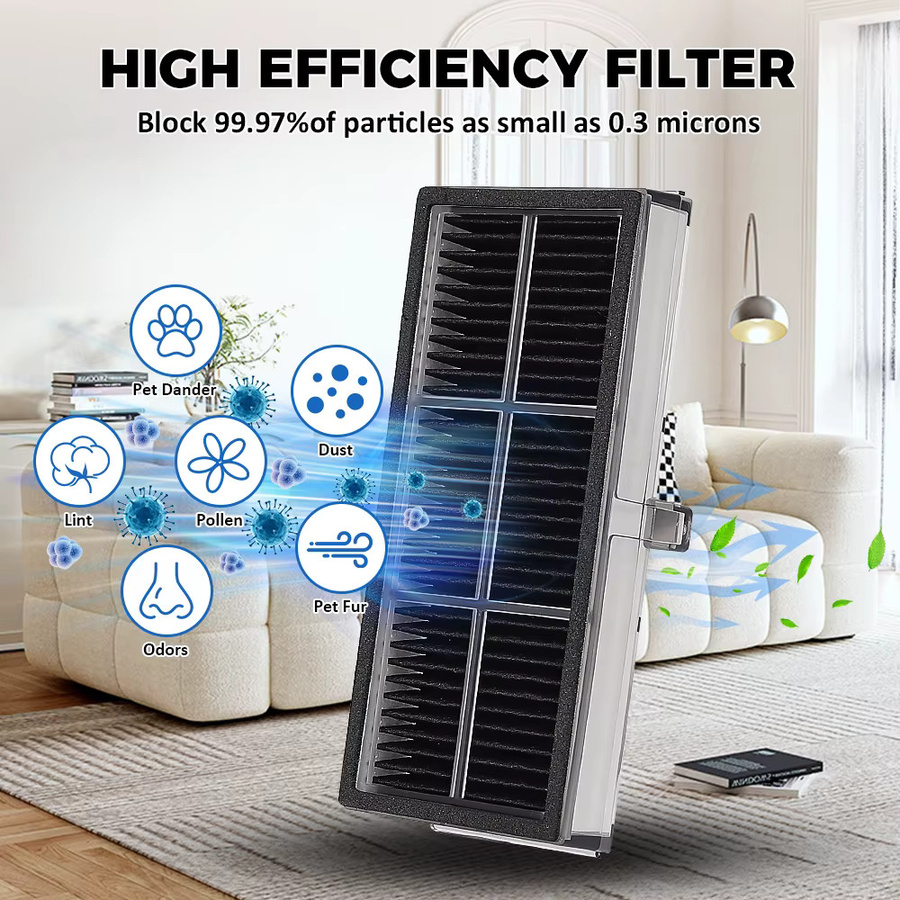 HEPA-Filter für Dreame Staubsauger L10S Pro Ultra, X40 Ultra, X40 Pro, X40 Master, S10 Pro Ultra, S30 Ultra und X30 Pro Zubehör - Bild 4