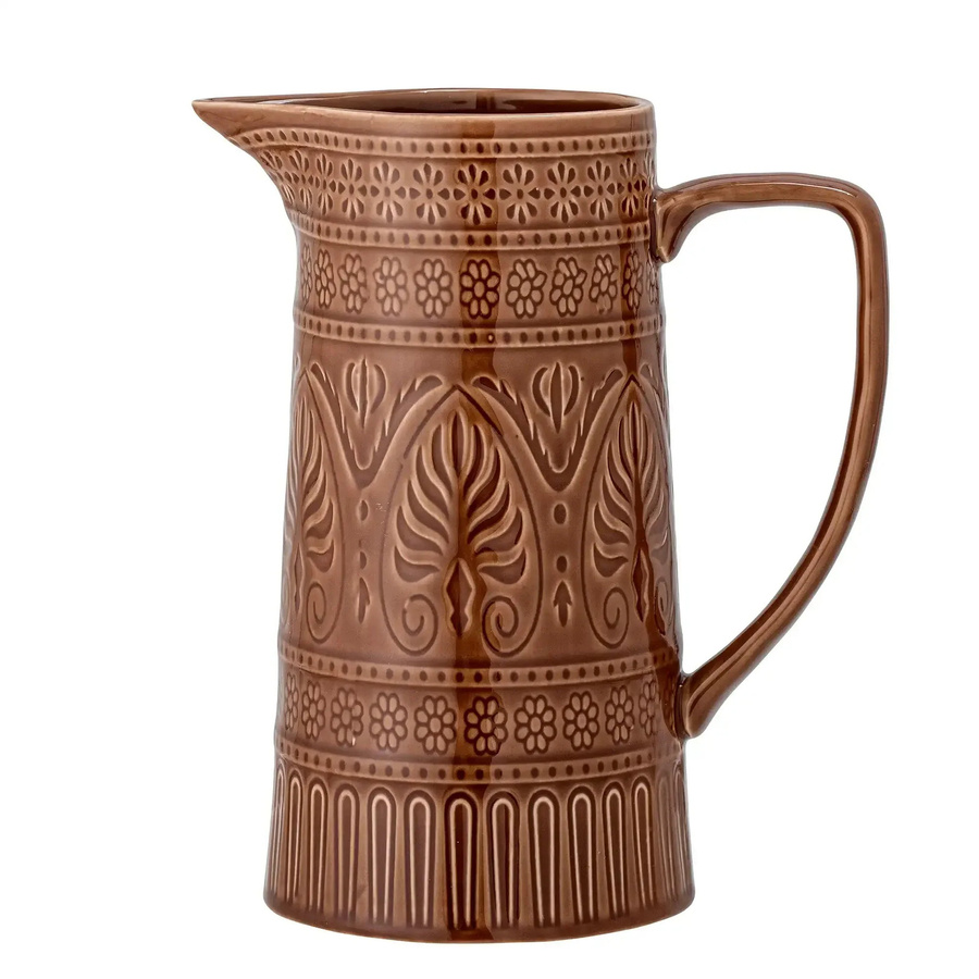Bloomingville Kanne Rani aus Steingut in Braun, 1,6 l - Bild 1