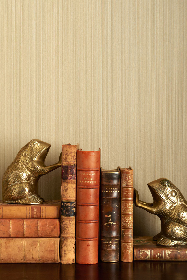 Cole & Son Tapete Jaspe in Antique Gold und Beige mit abstraktem Design und Non-Woven-Struktur - Bild 1