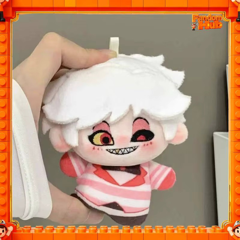 Bandai Hazbin Hotel Alastor Angel Dust Plüschpuppe, Schlüsselanhänger, 10cm - Bild 2
