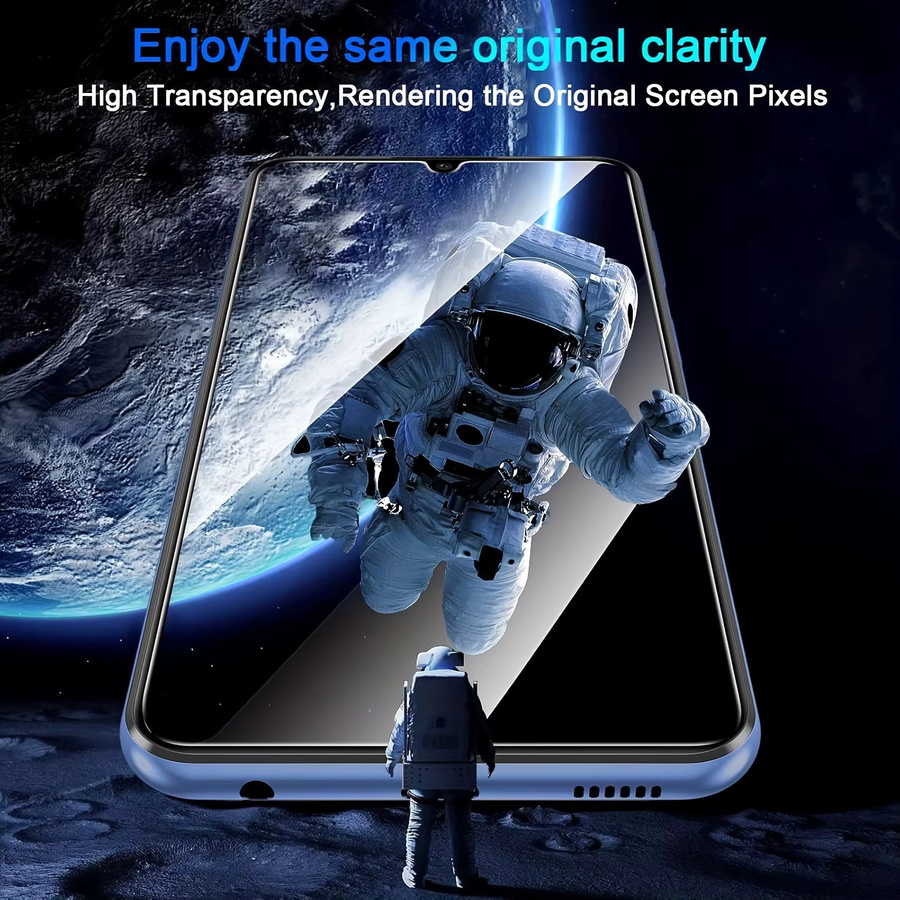 5 Stück Displayschutzfolien aus gehärtetem Glas für Samsung Galaxy A-Serie (A05, A06, A12, A13, A14, A15, A16, A22, A23, A24, A25, A26, A32, A33, A34) in Transparent - Bild 5