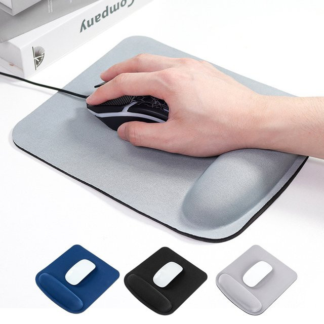 Ergonomisches ANMONE Mauspad aus umweltfreundlichem EVA mit Handgelenkpolster in Grau - Bild 1
