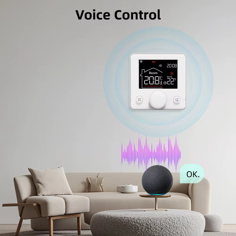 EZAIOT Smart WiFi Thermostat in Weiß für elektrische Fußbodenheizung und Gaskessel mit Tuya App-Steuerung und Google Alexa Integration - Bild 3