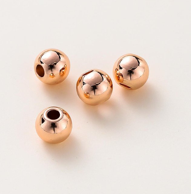 St.kunkka Abstandhalter Kupferperlen, 6mm, rose gold - Bild 1