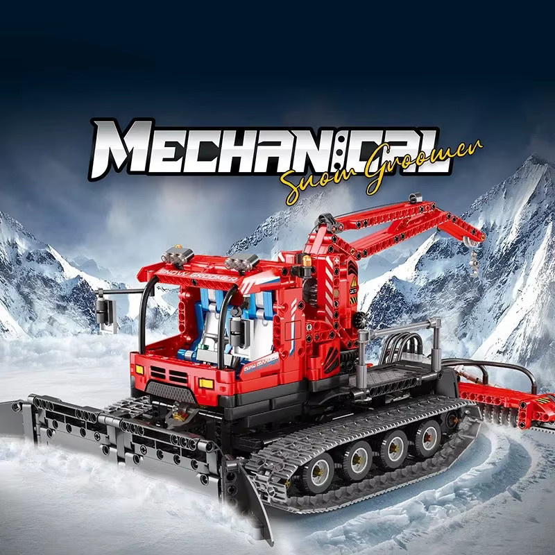 XMWL Winter-Schneepflug, ferngesteuertes RC-Auto, Konstruktionsspielzeug - Bild 2