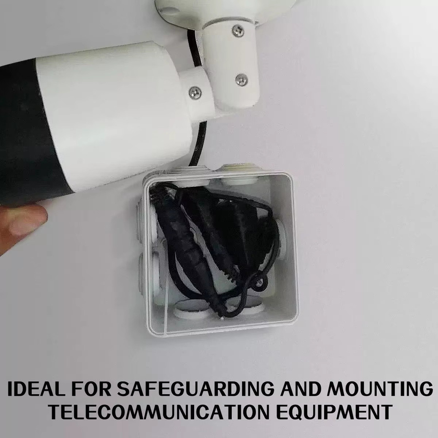RA Wasserdichte IP65 Stromverteilerdose in Weiß für Hausautomation und elektrische Steuerkabelabzweigdose - Bild 3