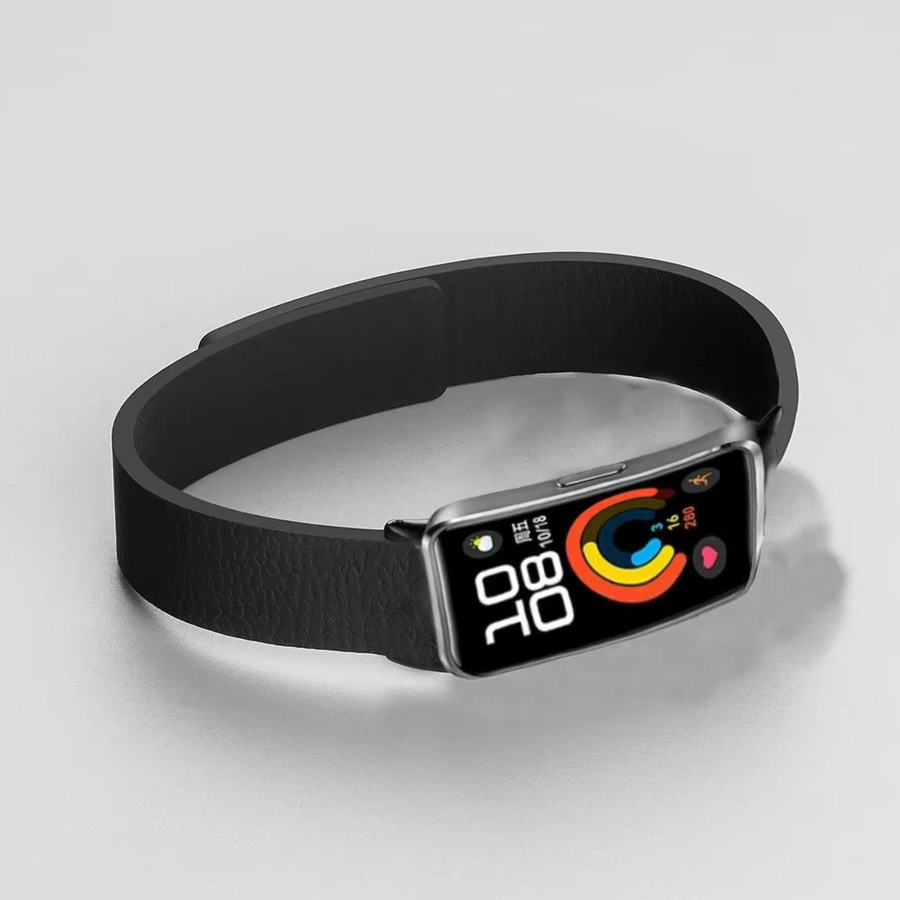 Huawei Uhrenarmband Silikon, Magnetisch, Schwarz, Unisex - Bild 2