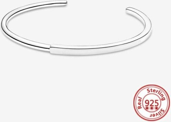 YIRAN Jewelry Armband 925 Silber, Offenes Armband, Damen, 20cm - Bild 1