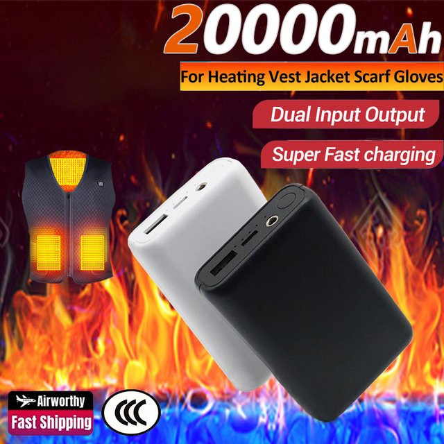 Xiaomi Power Bank 20000 mAh USB-Ladegerät mit Schnellladung in Weiß - Bild 1