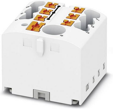 Phoenix Contact Verteilerblock 3273342 Zugfeder Weiß 10 Stück Breite: 25,2 mm - Bild 1