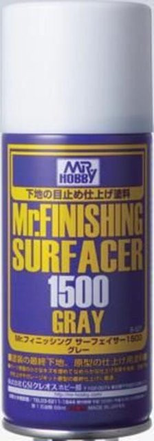 Mr Hobby Mr. Finishing Surfacer 1500 Gray, Grau - Bild 1