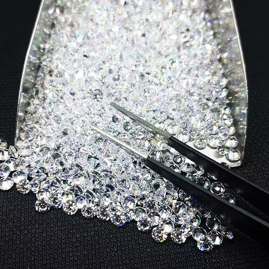 AierCrystal Zirkonia, Weiß, Rund, Unisex - Bild 5