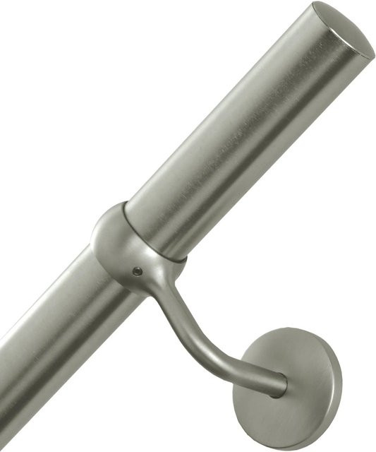 Kordo Wandhandlauf Set aus Edelstahl in Silber gebürstet, Länge: 2 m - Bild 1