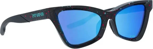 Pit Viper The Hail Sagan Clawdia Sonnenbrille, Unisex, Vollrand, Cat-Eye, tr90, brown blue black - Bild 1