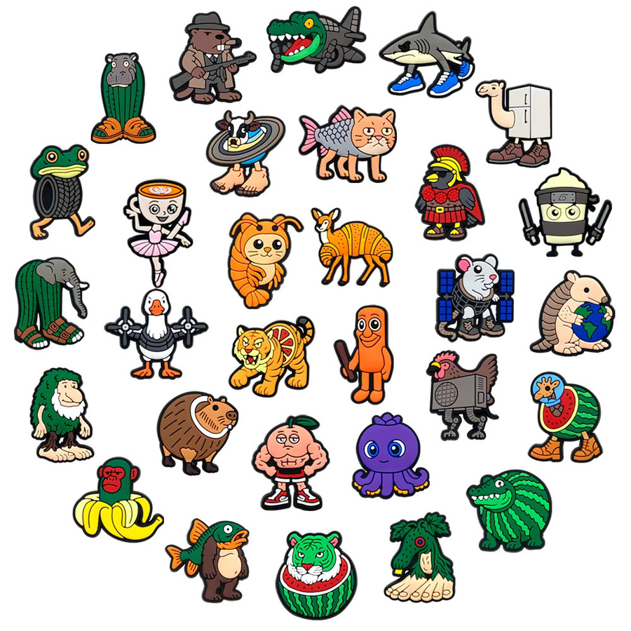 Schuhcharms Berge und Meere Cartoon, Kinder - Bild 4