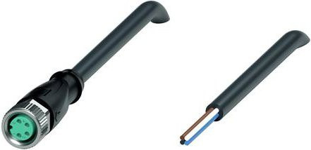 Pepperl+Fuchs 322568 Sensor-Aktor-Steckverbinder konfektioniert, 4-polig, Schwarz, Länge: 5 m - Bild 1