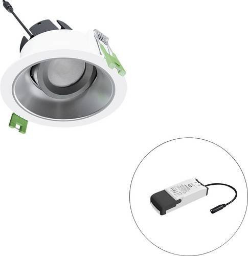 EVN LED-Deckenstrahler F05R14SM0627L24P in Weiß, rund und verstellbar - Bild 1