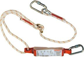 3M Fall Protection Verbindungsmittel mit Bandfalldämpfer für Hubarbeitsbühnen, Länge: 1,8 m - Bild 1